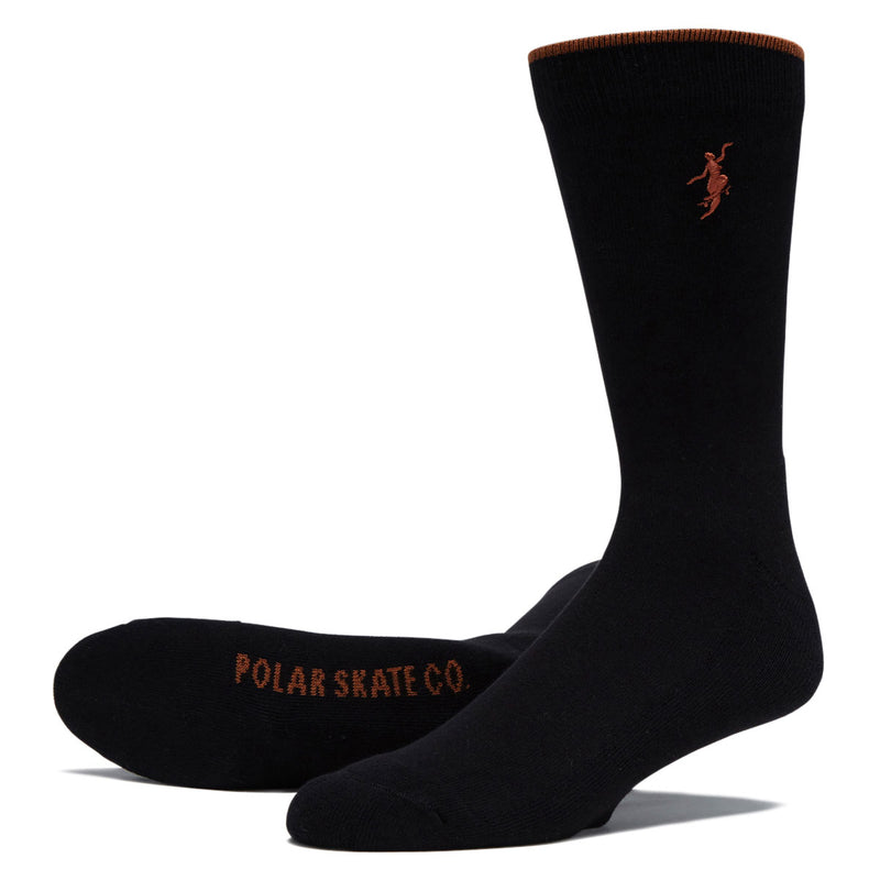Polar No Complies Forever Business Socks - Black/Caramel