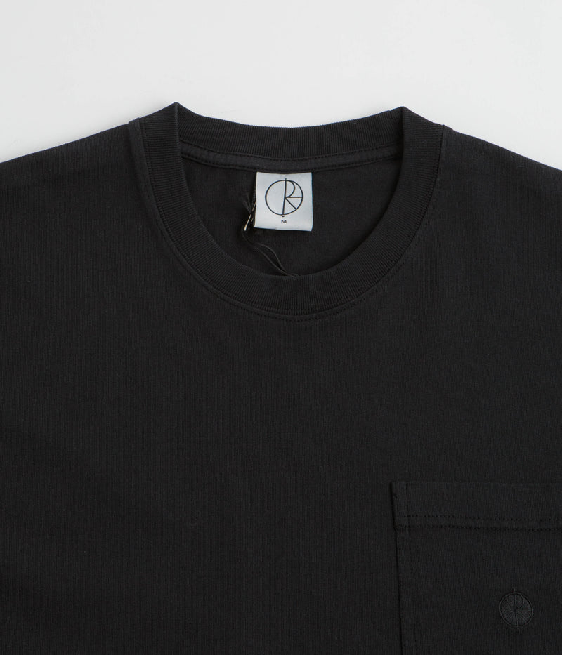 Polar Pocket T-Shirt in Black and Black
