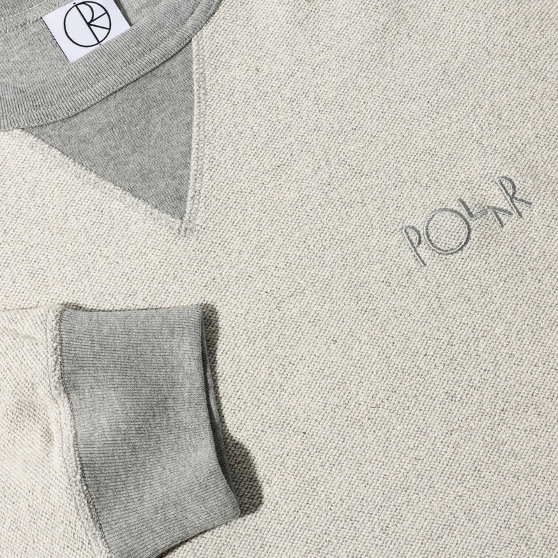 Polar Reversed Sweater - Heather Grey