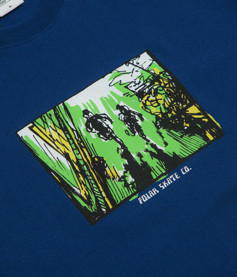 Polar Running T-Shirt in Deep Royal Blue