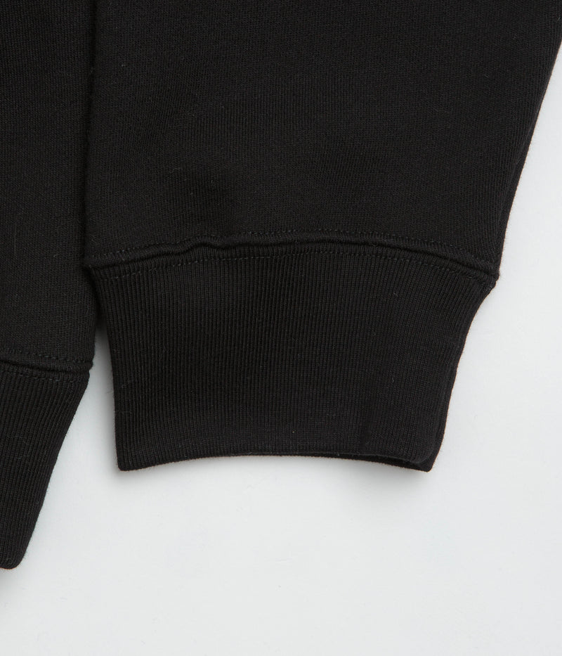 Polar Shy Bow Dave Crewneck Sweatshirt in Black