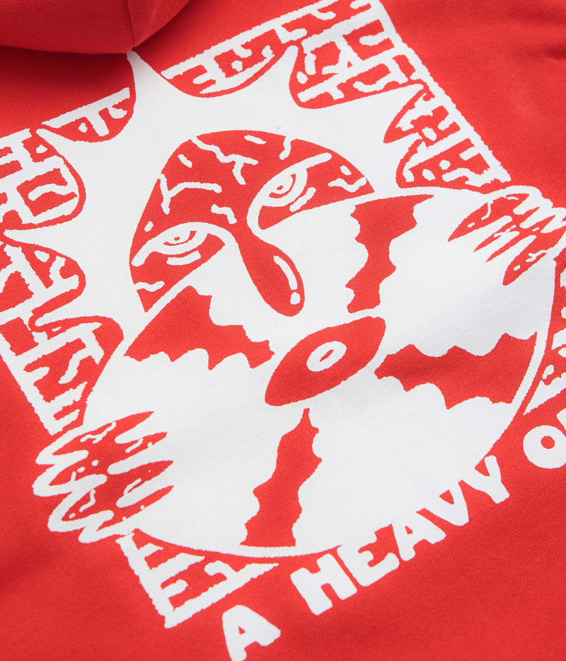 Polar Skate Club Dave Hoodie in Red