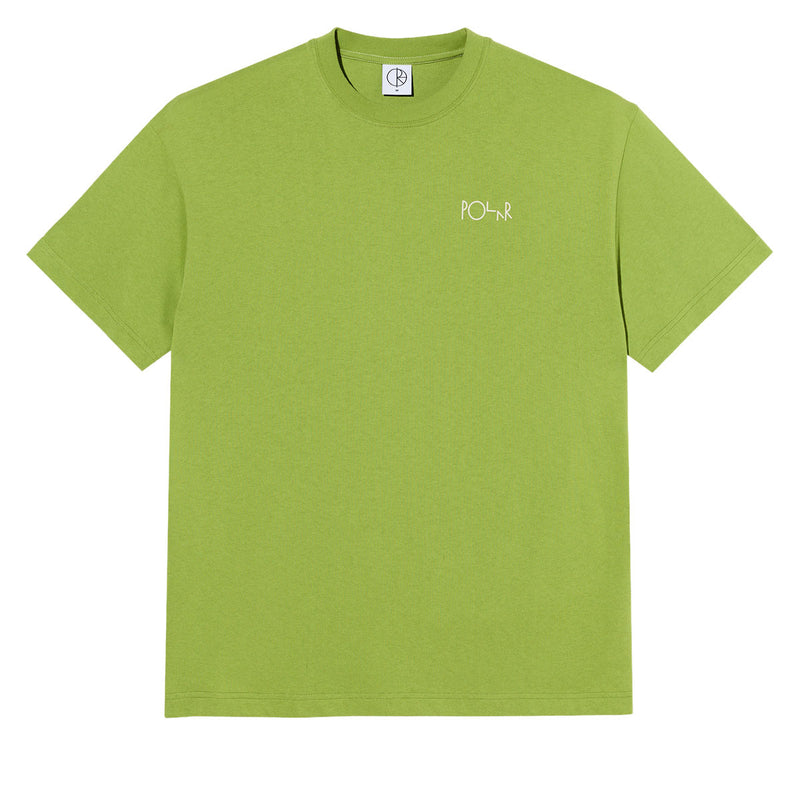 Polar Stroke Logo Contrast T-Shirt - Peridot