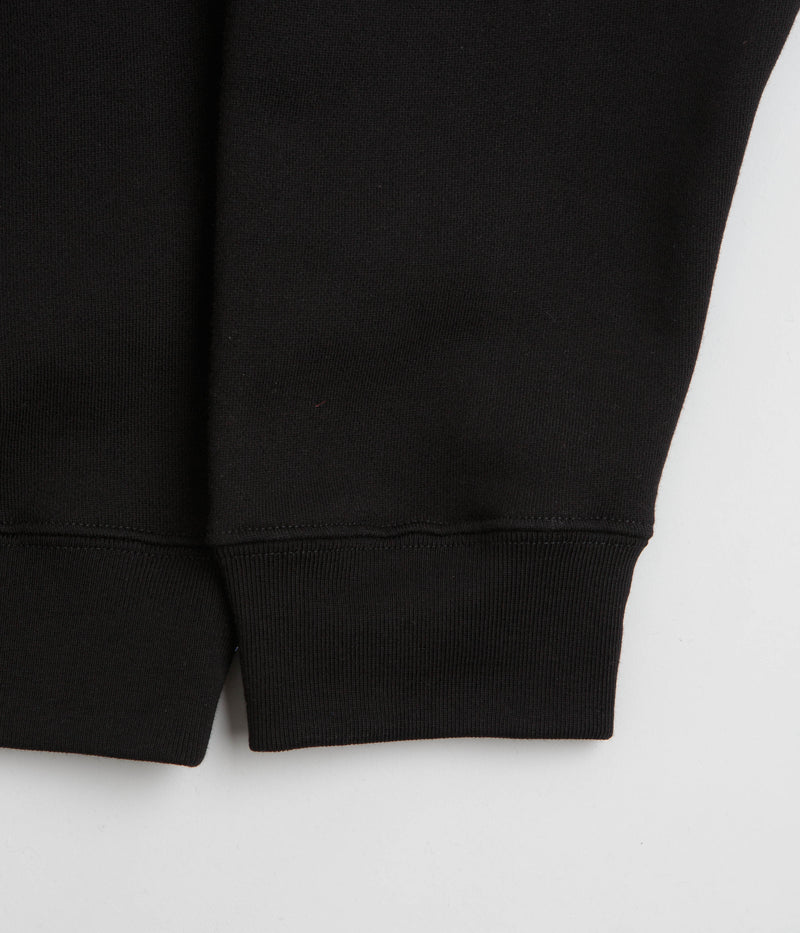 Polar Surf Logo Dave Hoodie in Black