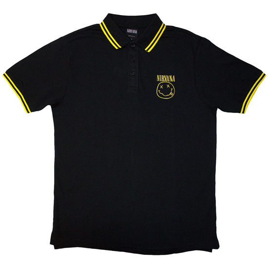 Polo Shirt - Nirvana - Happy Face