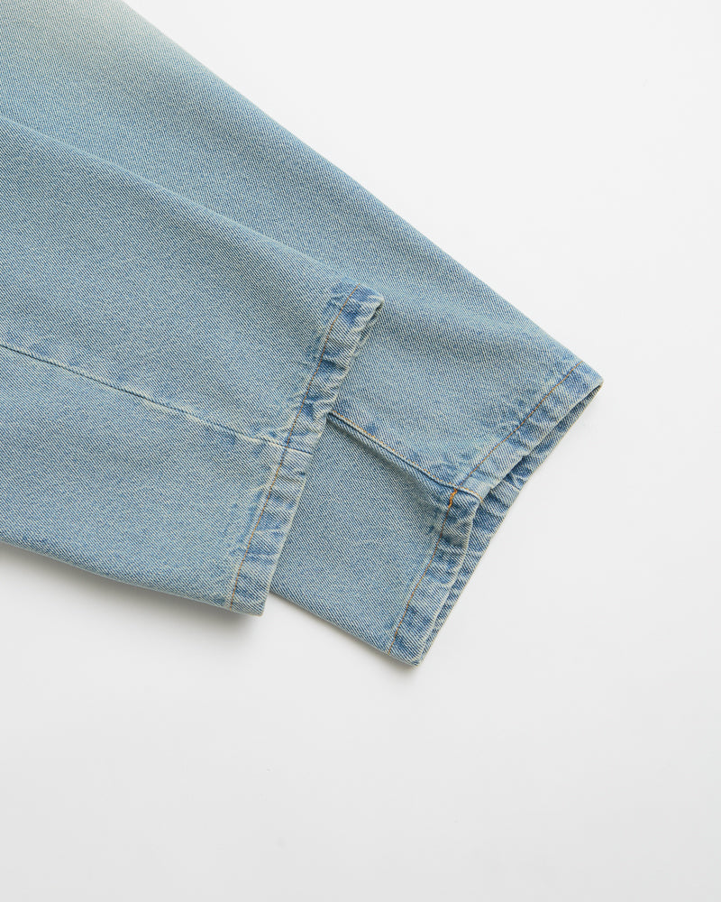 Pop Trading Company DRS Pants in Washed Denim and Blue