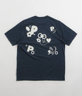 Pop Trading Company Reni T-Shirt in Navy and Glow In The Dark
