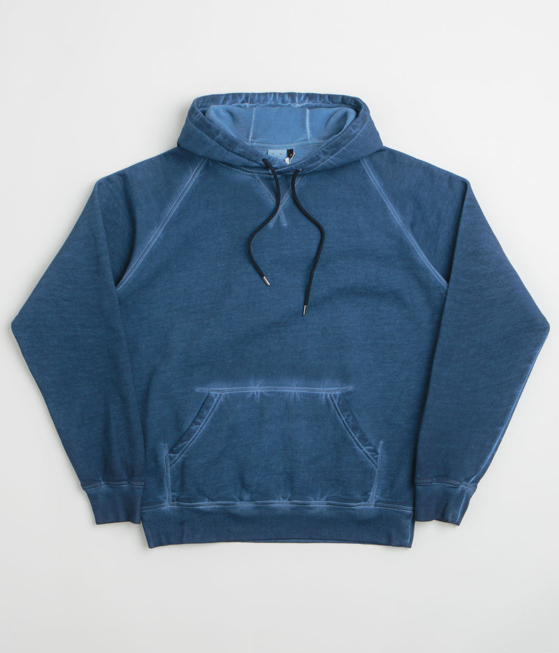 Pop Trading Company Stencil Logo Hoodie in Navy