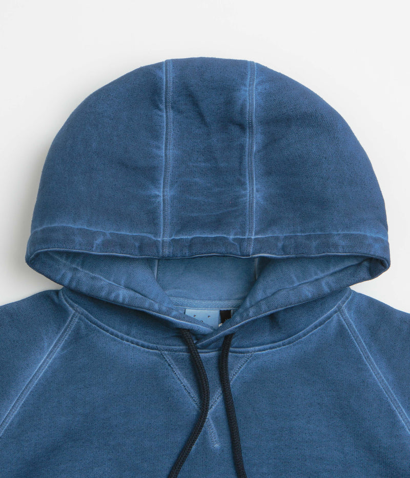 Pop Trading Company Stencil Logo Hoodie in Navy