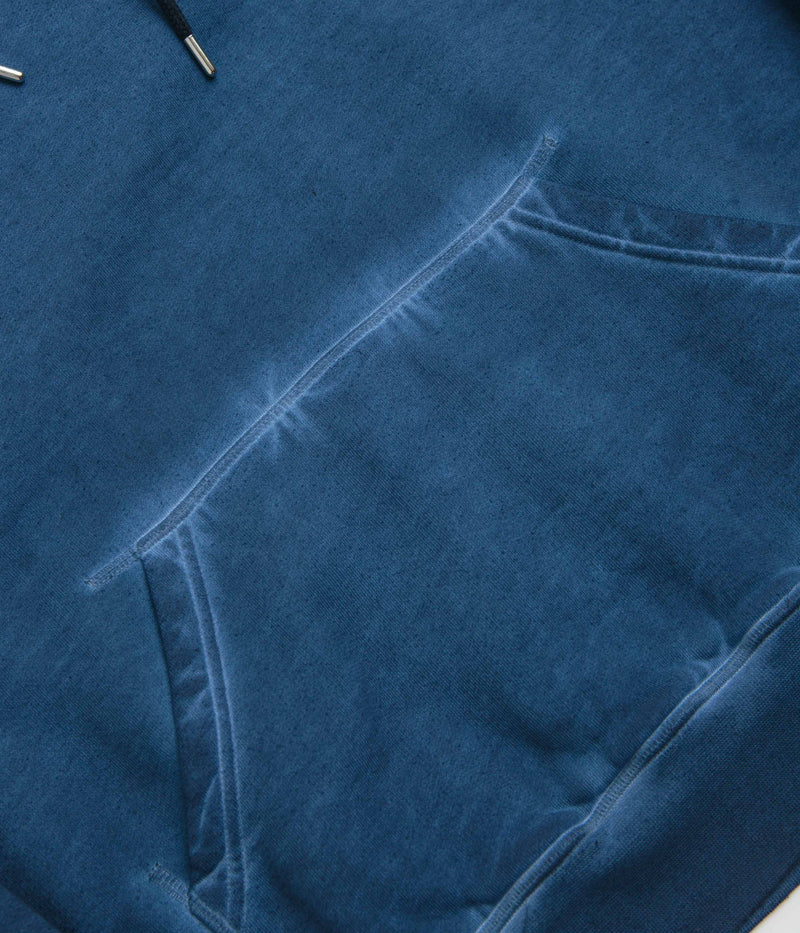 Pop Trading Company Stencil Logo Hoodie in Navy