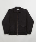 Pop Trading Company Terry Full Zip Sweatshirt in Black