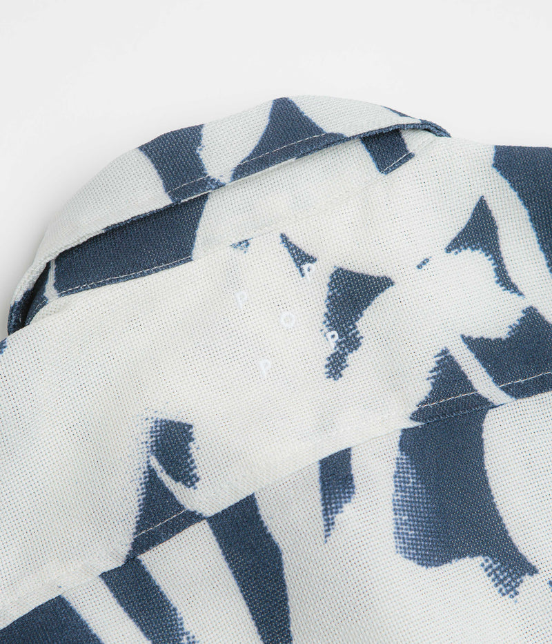 Pop Trading Company Tulip Short Sleeve Shirt in Navy