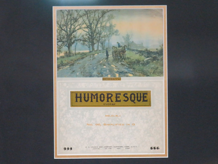 Print of  Sheet Music Cover