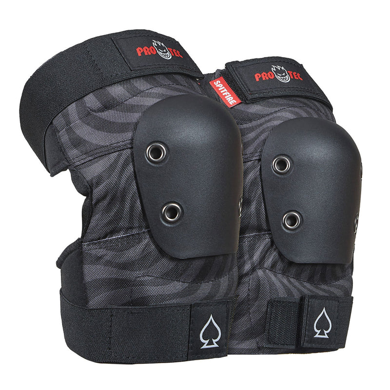 Pro-Tec x Spitfire Street JR 3-Pack Of Pads - Black Swirl