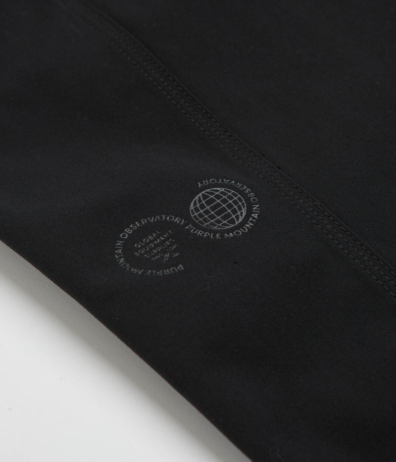 Purple Mountain Observatory Cotton Alpine Pants in Black and Black