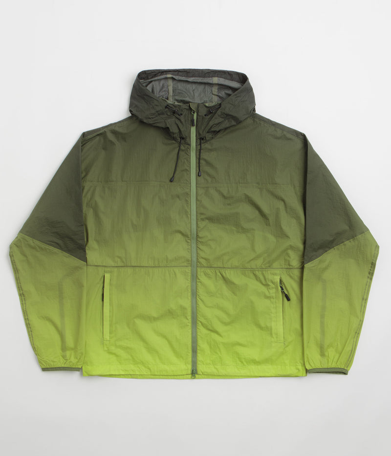 Purple Mountain Observatory Ombre Print Breeze Jacket in Lime and Black