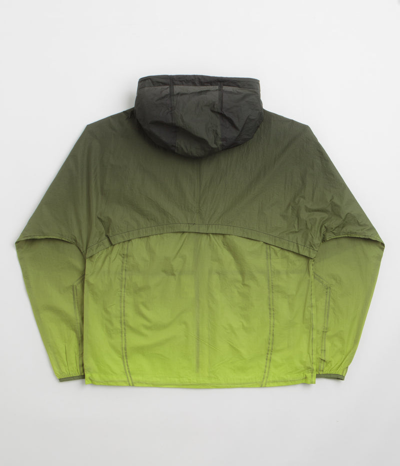 Purple Mountain Observatory Ombre Print Breeze Jacket in Lime and Black
