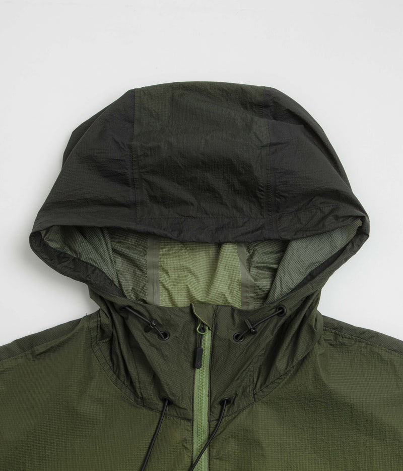 Purple Mountain Observatory Ombre Print Breeze Jacket in Lime and Black