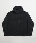 Purple Mountain Observatory Waffle Balaclava Hoodie in Black