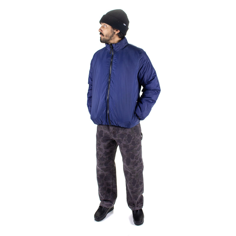 Pop Trading Company | Quilted Reversible Jacket
Color : Black / Twilight Blue