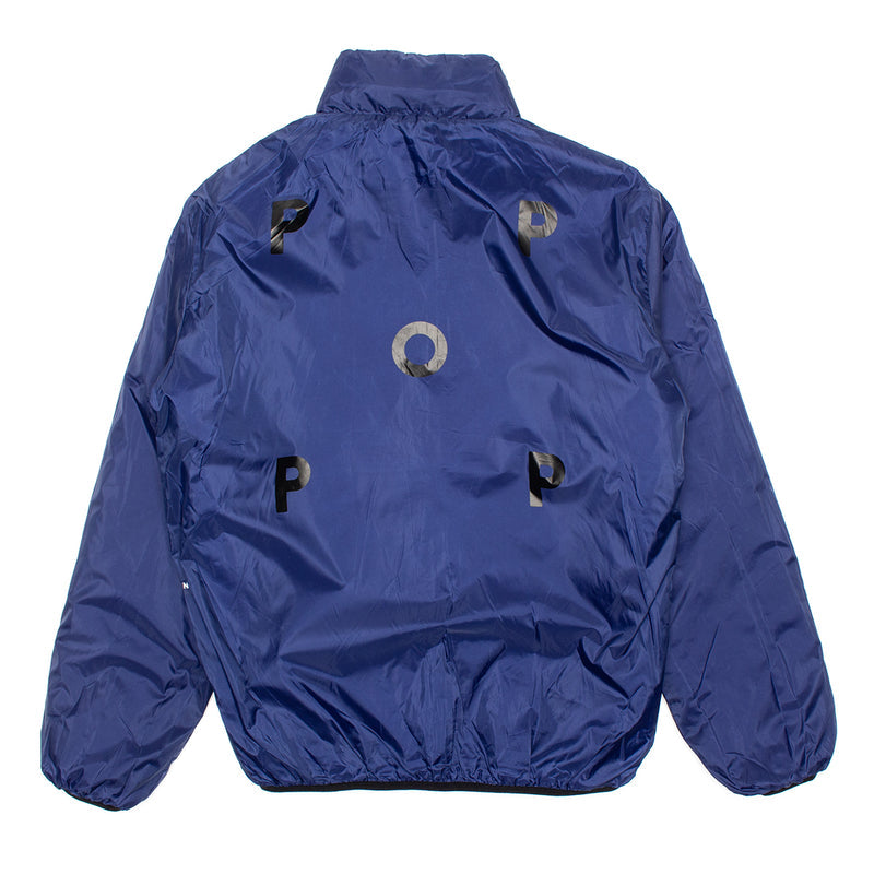 Pop Trading Company | Quilted Reversible Jacket
Color : Black / Twilight Blue