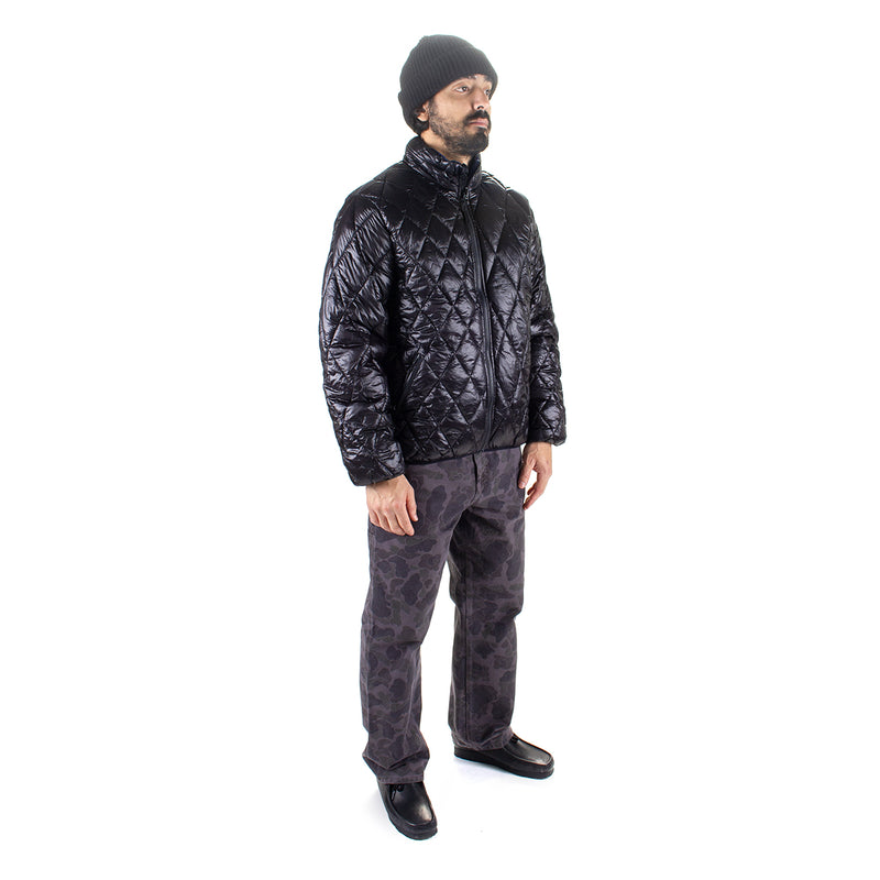Pop Trading Company | Quilted Reversible Jacket
Color : Black / Twilight Blue