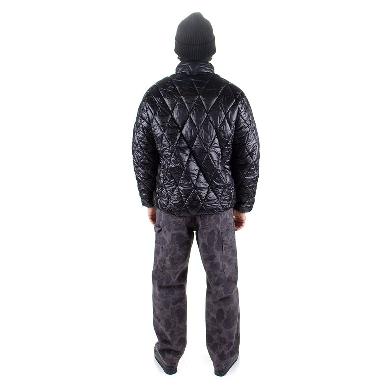 Pop Trading Company | Quilted Reversible Jacket
Color : Black / Twilight Blue