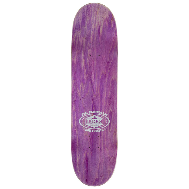 Real DBX Oval Skateboard Complete - Red Foil - 8.38"