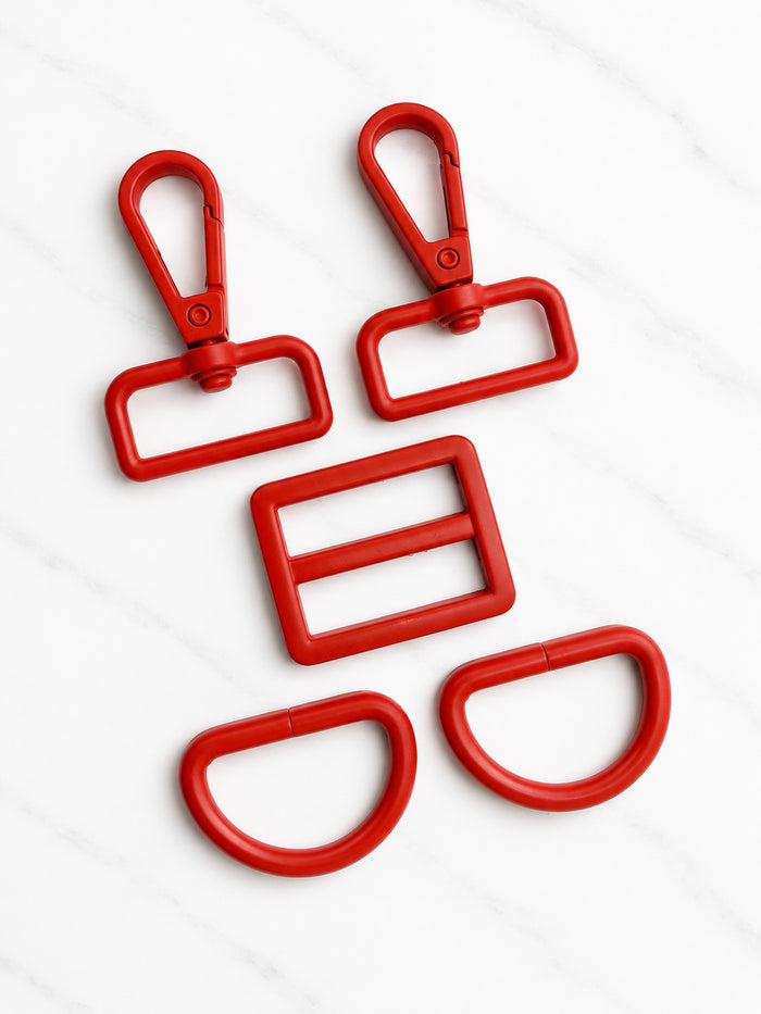 Red Hardware / Bag Strap Kit ( 1” & 1.5” )