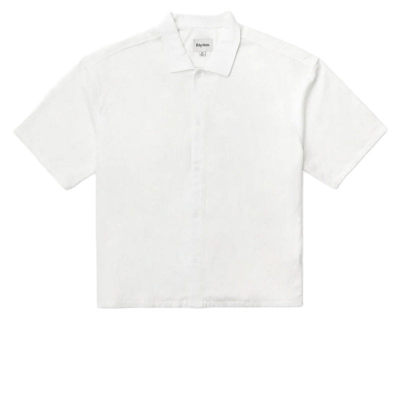 Rhythm Leads Relaxed Check Shirt - White