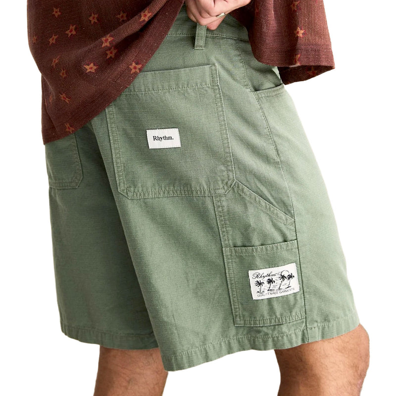 Rhythm Market Walk Shorts - Olive