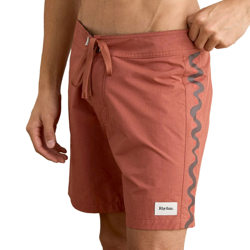 Rhythm Snake Trials Boardshorts - Terracotta