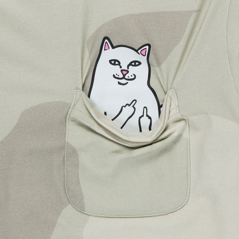 RIPNDIP Lord Nermal Pocket T-Shirt - Bone Graffiti Camo