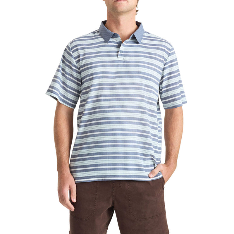 Roark Bless Up Polo Shirt - Neptune