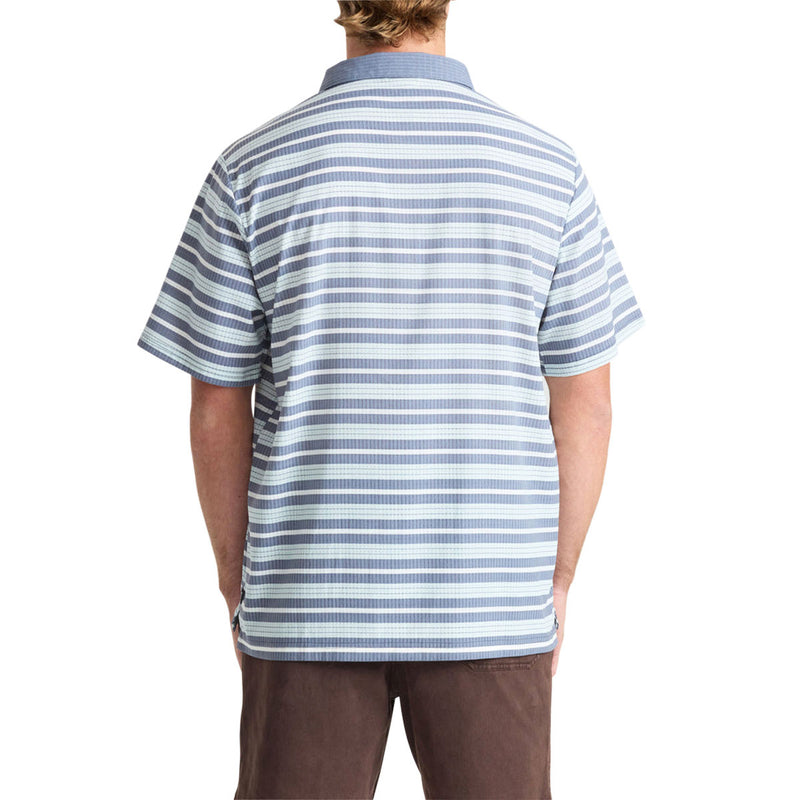 Roark Bless Up Polo Shirt - Neptune
