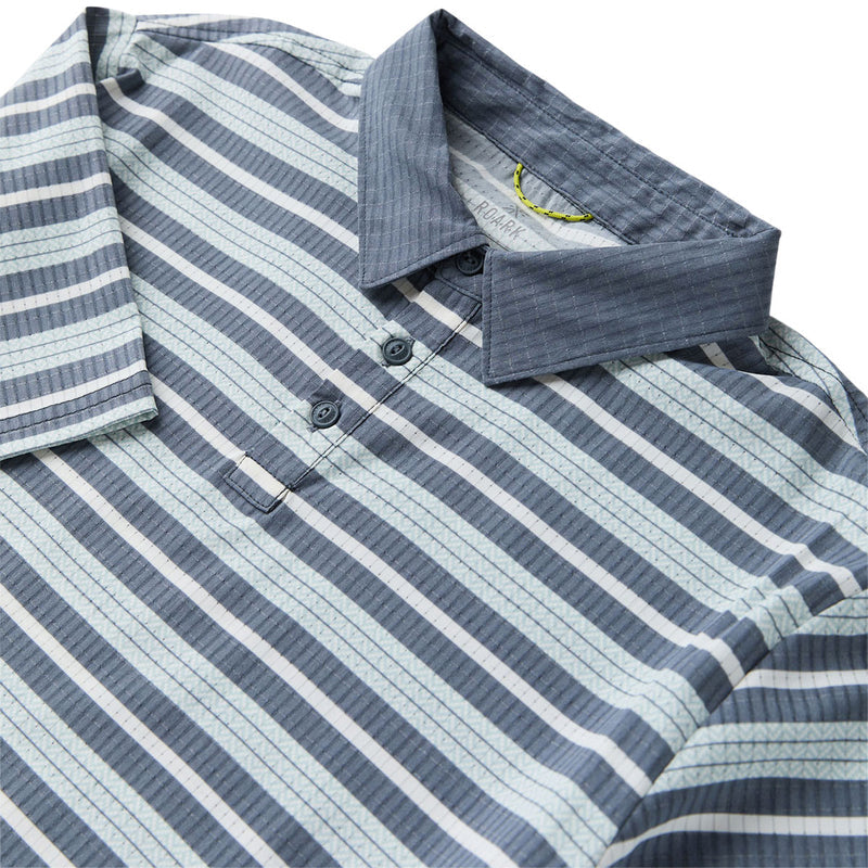Roark Bless Up Polo Shirt - Neptune