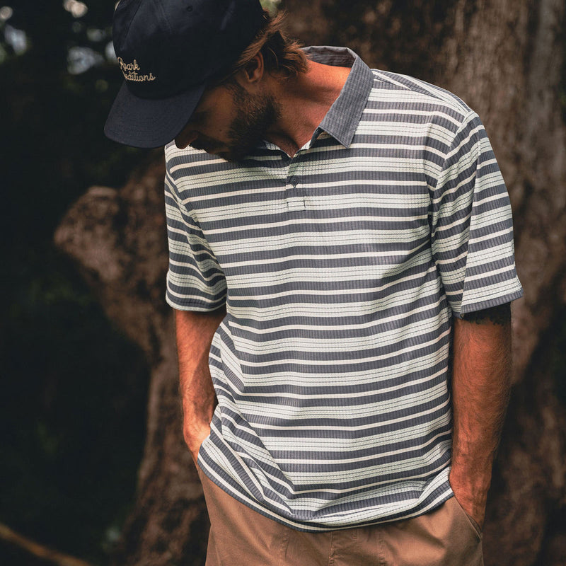 Roark Bless Up Polo Shirt - Neptune
