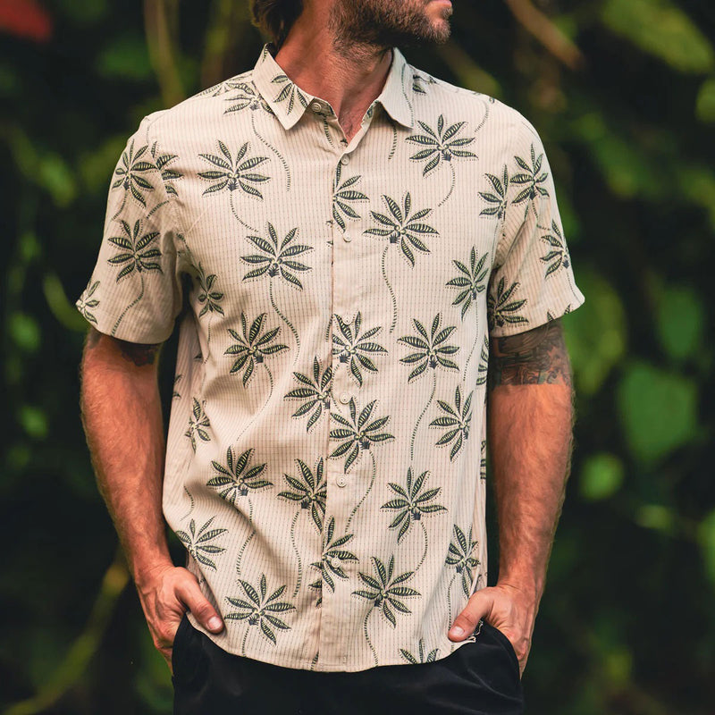 Roark Bless Up Shirt - Fossil Print
