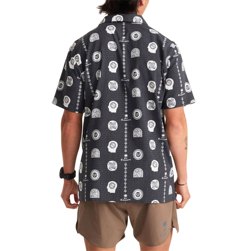 Roark Bless Up Trail Shirt - Black Print