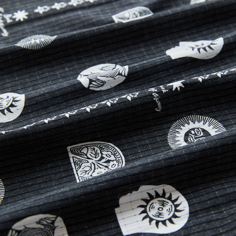 Roark Bless Up Trail Shirt - Black Print