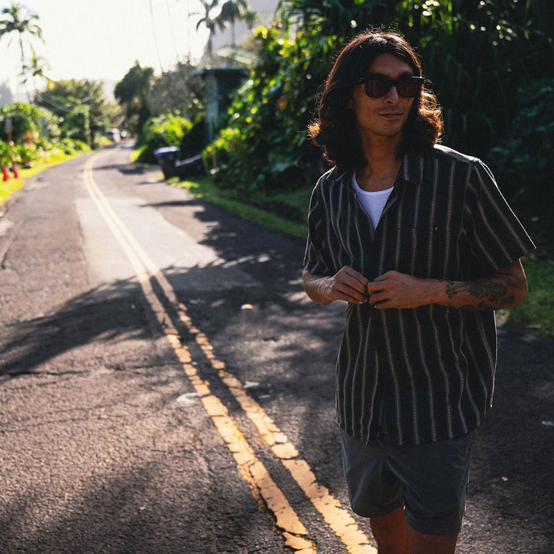 Roark Crosswinds Woven Shirt - Onyx