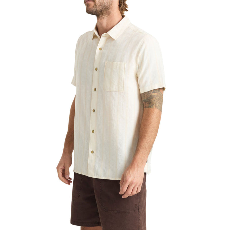 Roark Crosswinds Woven Shirt - Unbleached