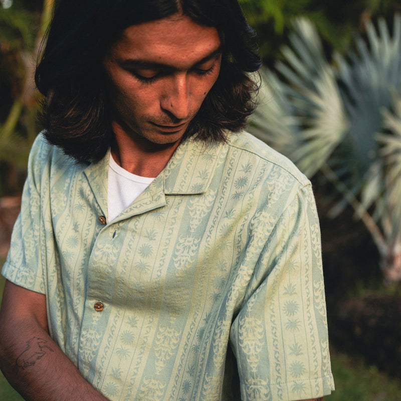 Roark Gonzo Woven Shirt - Dusty Green