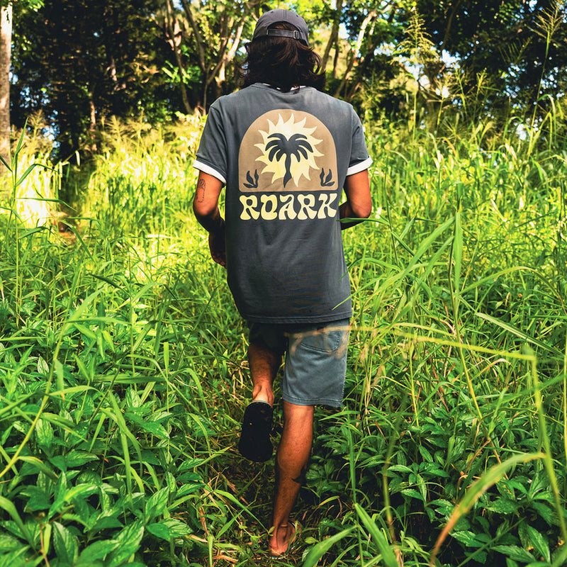 Roark Palm T-Shirt - Charcoal