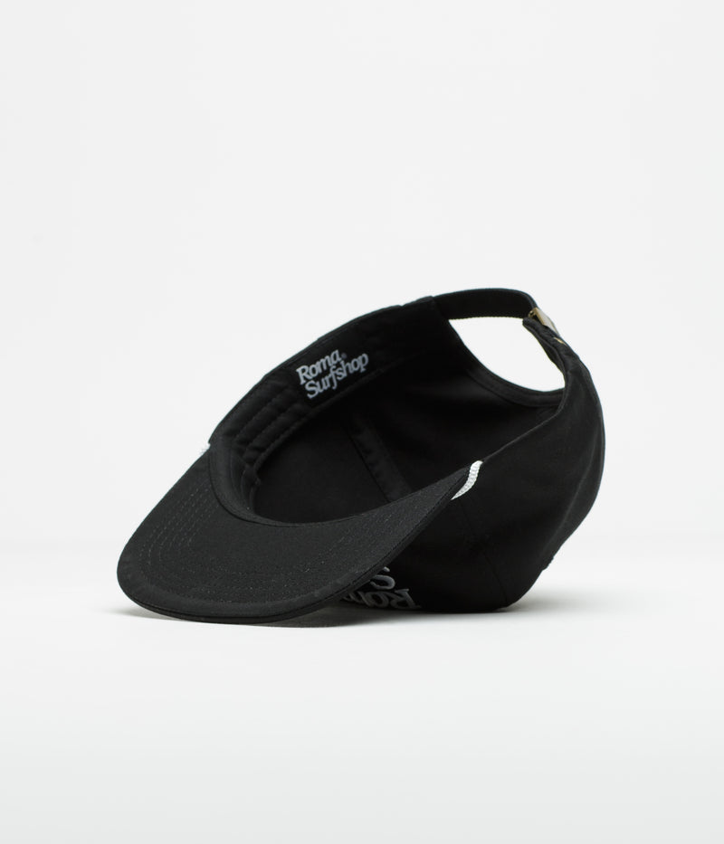 Roma Shop Cap in Black and White