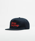 Roma Shop Cap in Navy and Red