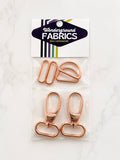 Rose Gold Hardware / Bag Strap Kit ( 1” & 1.5” )