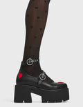 Rosey Love Chunky Mary Jane Shoes lamodawebsite