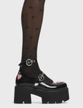 Rosey Love Chunky Mary Jane Shoes lamodawebsite