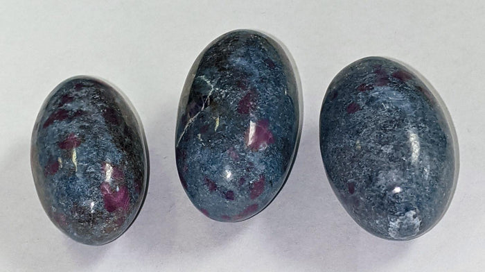 Ruby in Blue Kyanite Lingham